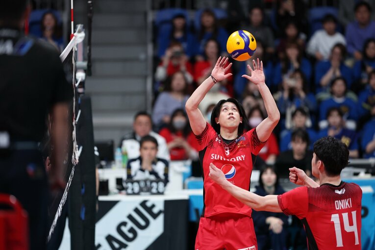ベスト6にも選出されたセッター大宅真樹　©︎JVL
