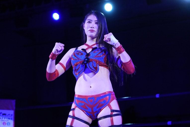 マリーゴールドのプロレスラー・橘渚　©Shiro Miyake