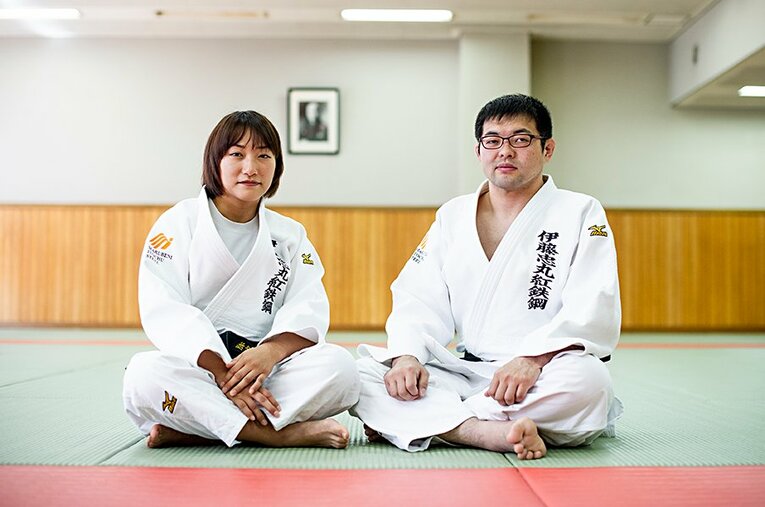 いつも取材では「順子がリオで銅メダルを獲ったから、東京では銀メダルを獲って、それで僕が金を獲って夫婦の格差を埋める」と言っているという悠さん。 ／ photograph by Yuki Suenaga