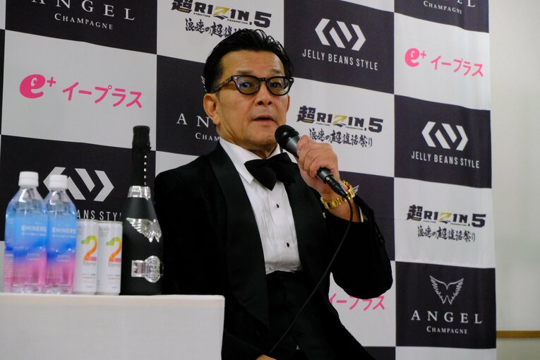 採点についての見解を語った榊原CEO　©Norihiro Hashimoto