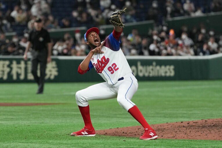 WBCでの渾身ガッツポーズ（全3枚の2枚目）　©Getty Images