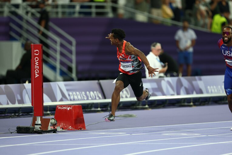 パリ五輪110mH決勝レース　©︎Ryosuke Menju/JMPA