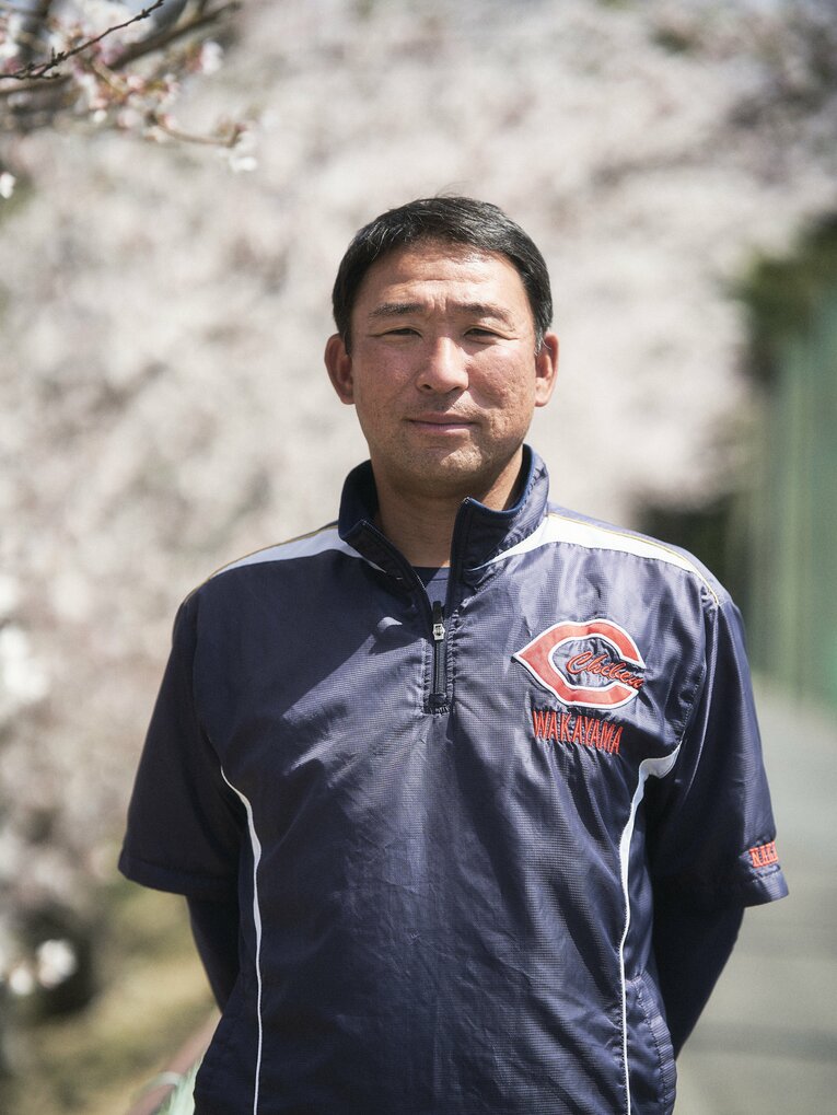 智弁和歌山を率いる中谷仁監督 ©︎Yuki Suenaga