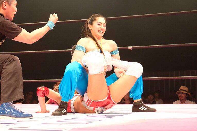 2018年8月のプロレスデビュー戦　©Norihiro Hashimoto