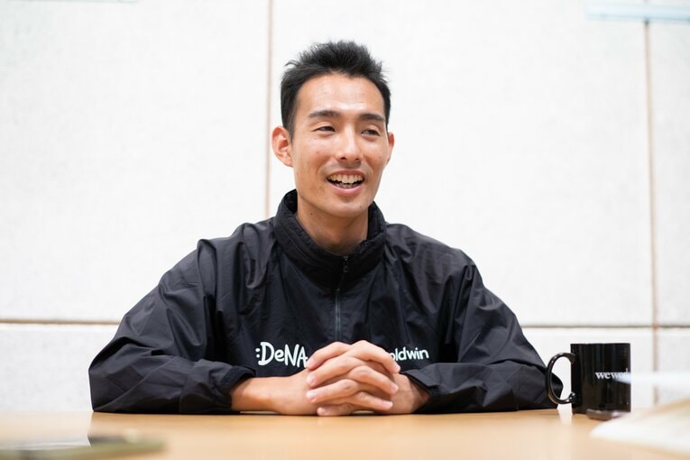 館澤は箱根4度目にして初めて走った6区で区間新を記録した　©Nanae Suzuki