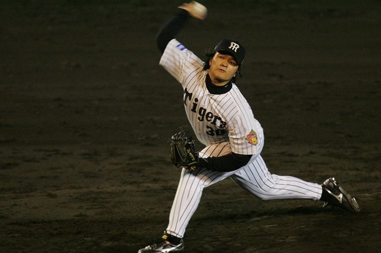 阪神・久保田（2005年撮影）©Hideki Sugiyama