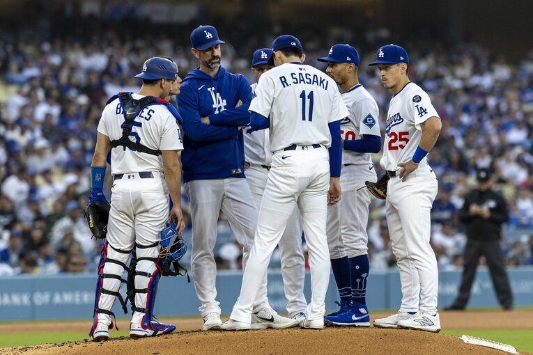 現地4月12日、メジャー4度目の登板。カブス相手に初黒星を喫したものの、初めて5回まで投げ4安打1失点と好投 ©Getty Images