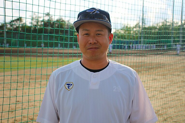 「ユウキ」の登録名で近鉄やヤクルトで活躍した田中祐貴さん。現在は帝京大可児高の投手コーチを務めている ／ photograph by Yu Takagi