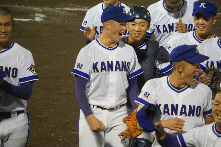 吉田大輝ら金足農ナイン　©Kei Nakamura