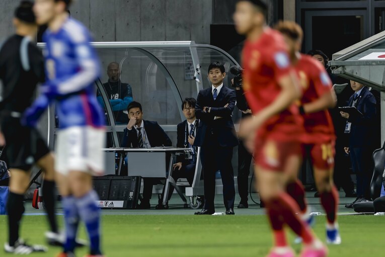 森保一監督は選手たちのコンディションを慎重に見極めている　©Kiichi Matsumoto