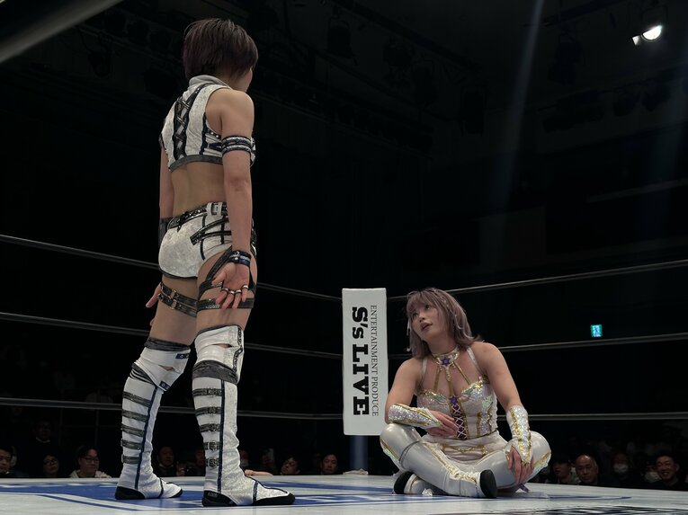 安納サオリvs中野たむ　©Norihiro Hashimoto