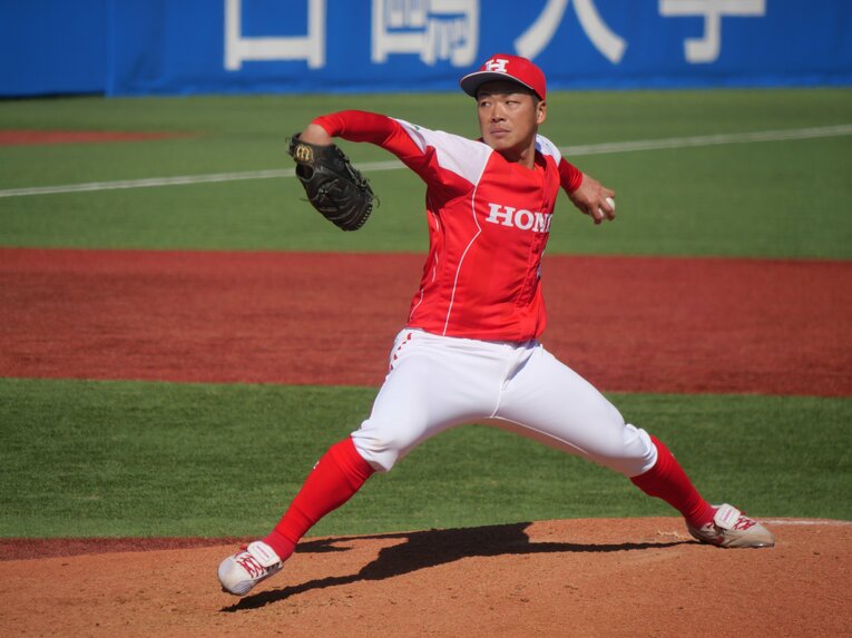 左肘の手術を2度も経験した片山皓心（Honda）　©︎PPAB-lab.