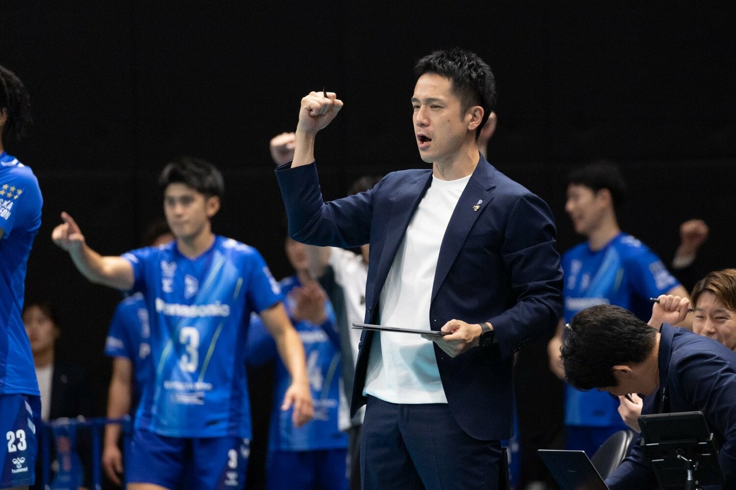 SVリーグ制覇を目標に新シーズンをスタートさせた　©︎OSAKA BULTEON