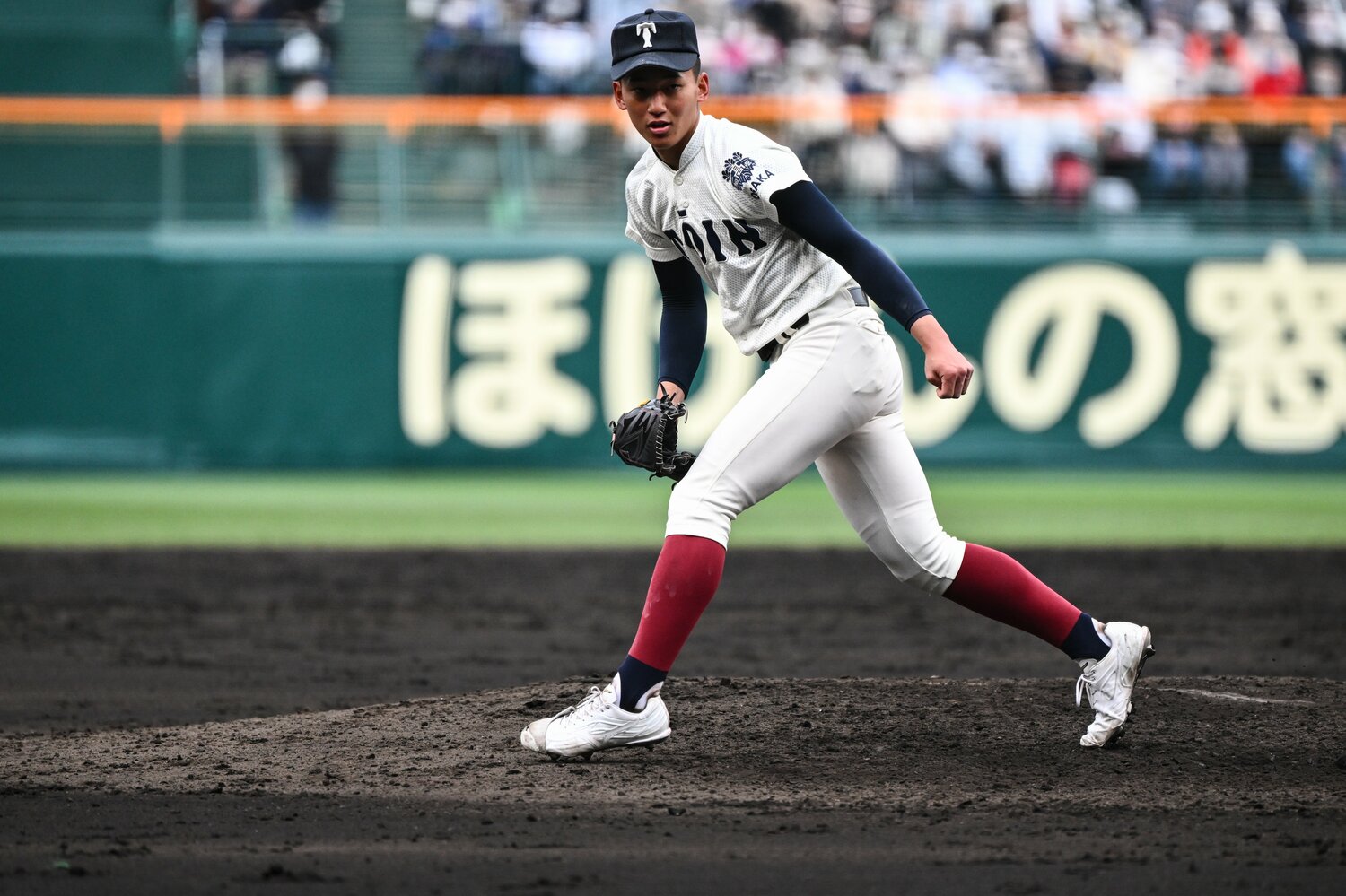 大阪桐蔭時代の前田。3年時はキャプテンも務めた ©Nanae Suzuki