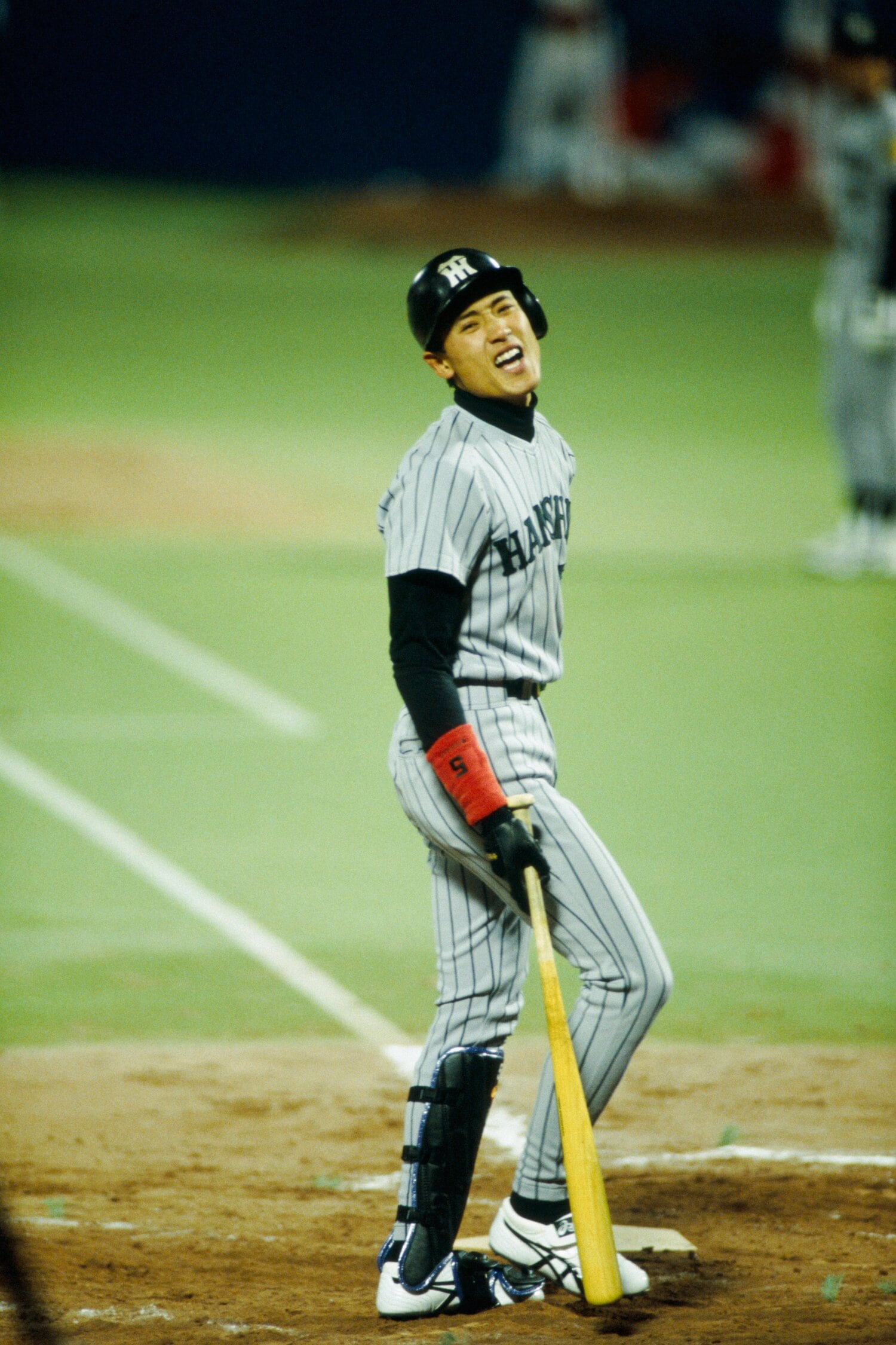 阪神時代の新庄剛志 ©Tadashi Shirasawa