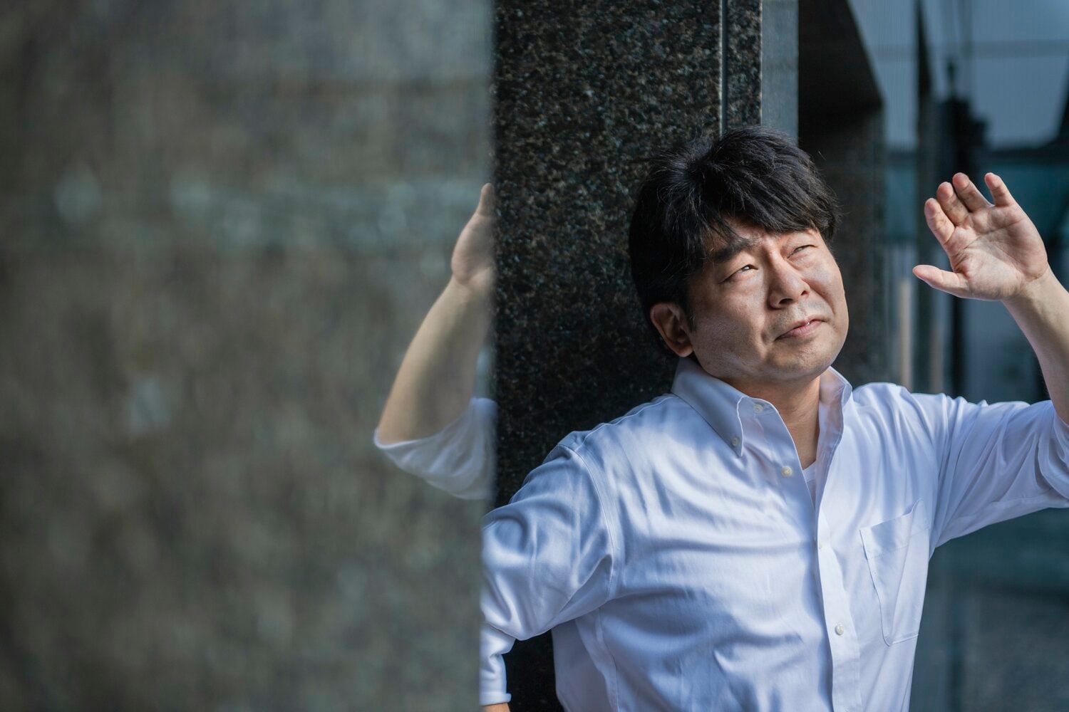 オーディション情報誌『De☆View』で芸人事務所にたどり着いた山本さん　©Wataru Sato