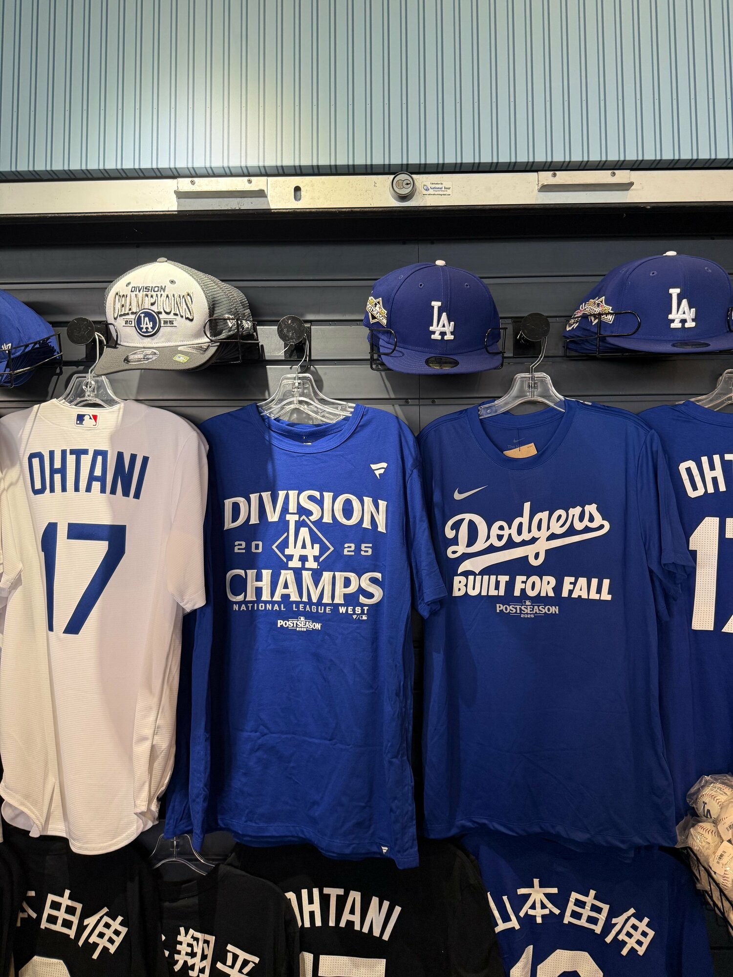 ドジャースタジアムのショップの様子 ©Naoyuki Yanagihara