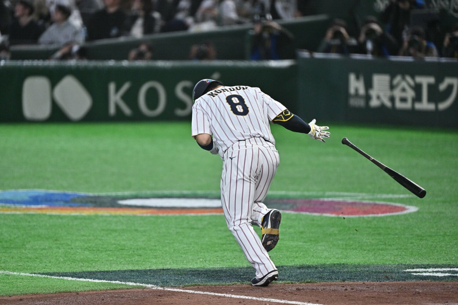 1次ラウンドで無安打に終わった近藤健介 ©Nanae Suzuki