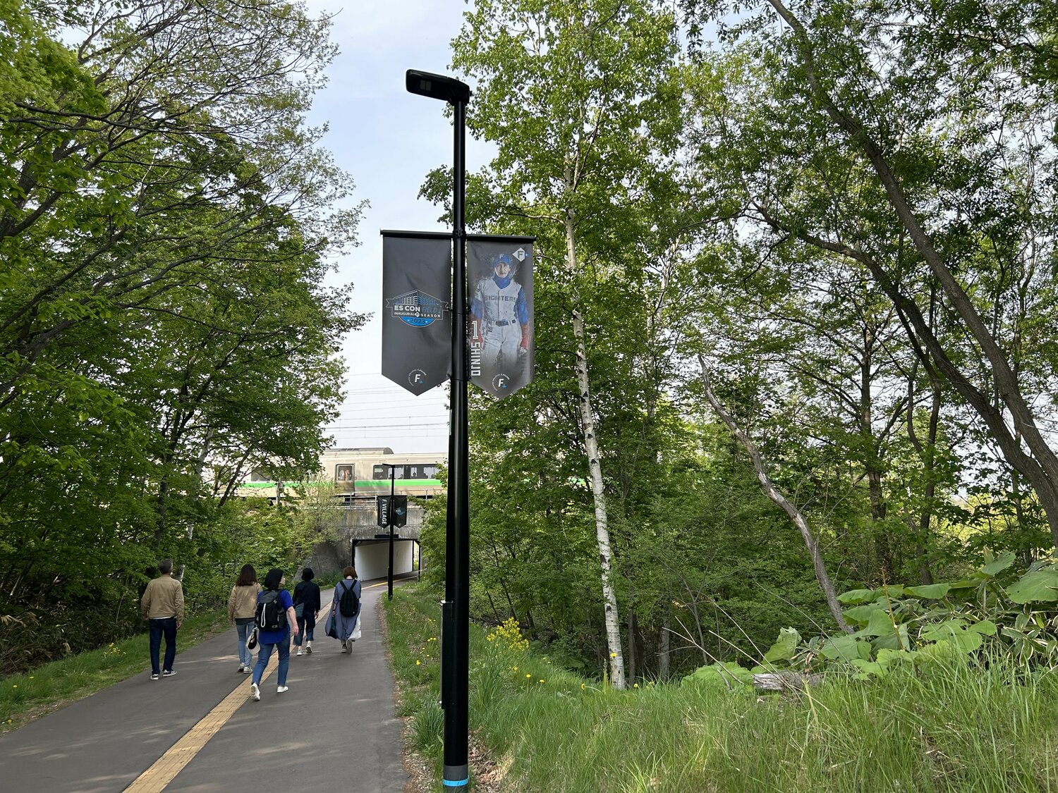 エスコンへの道中　©Kou Hiroo