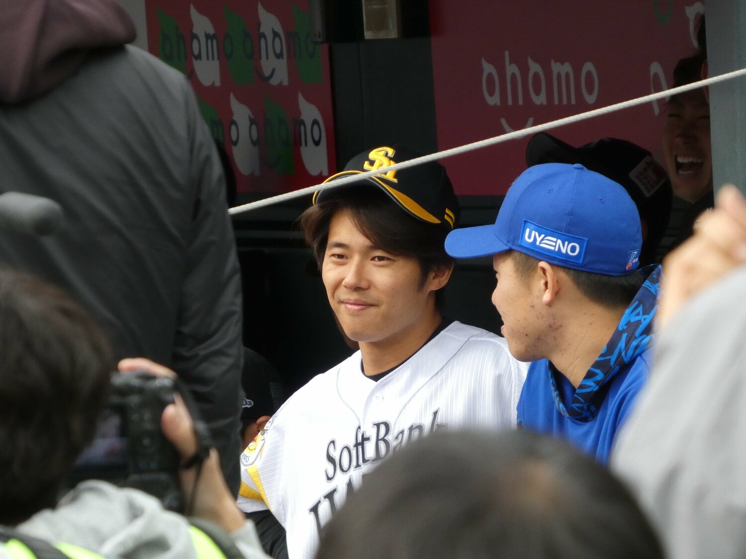 トライアウト当日の田浦文丸。2017年ドラフト会議でソフトバンクから5位指名 ©Kotaro Tajiri