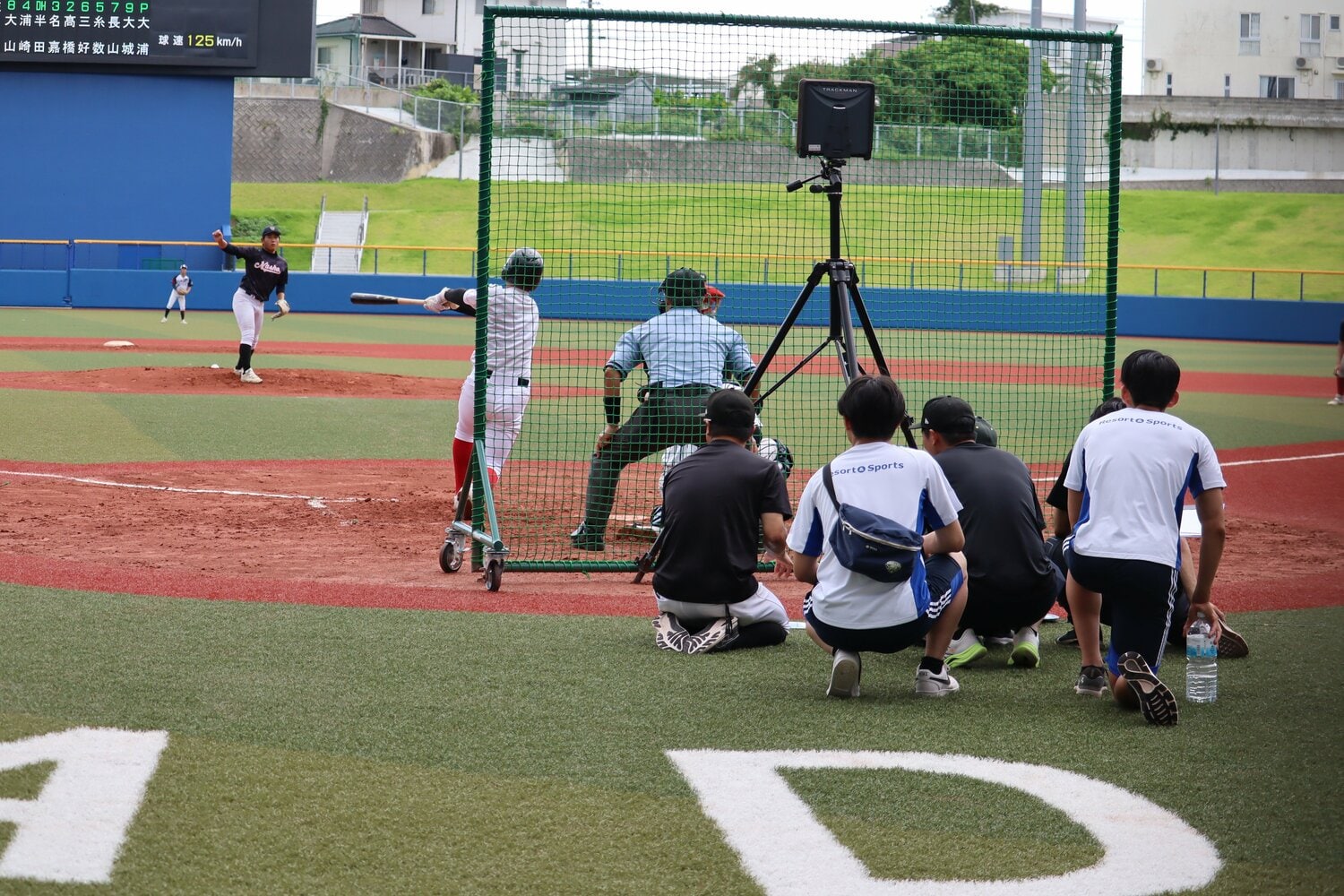 試合の投打データは「トラックマン」で計測した　©Kou Hiroo