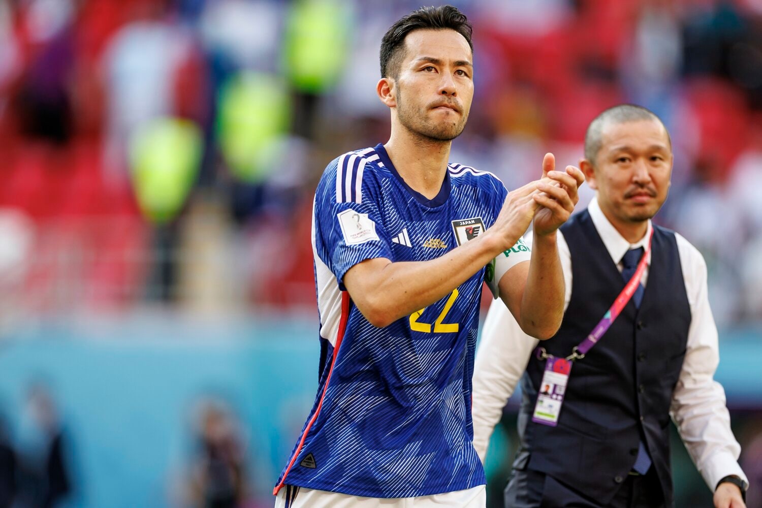 苦しい時もチームを牽引した吉田麻也。チーム作りにおいても重要な伝達役を担った　©︎Kiichi Matsumoto/JMPA