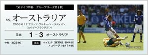 '06ドイツW杯 グループリーグ第1戦 vs.オーストラリア
