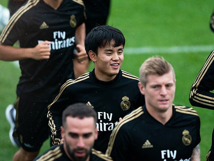 レアル久保建英のデビュー戦は？開幕前に示したい“近い未来”。＜Number Web＞ photograph by AFLO