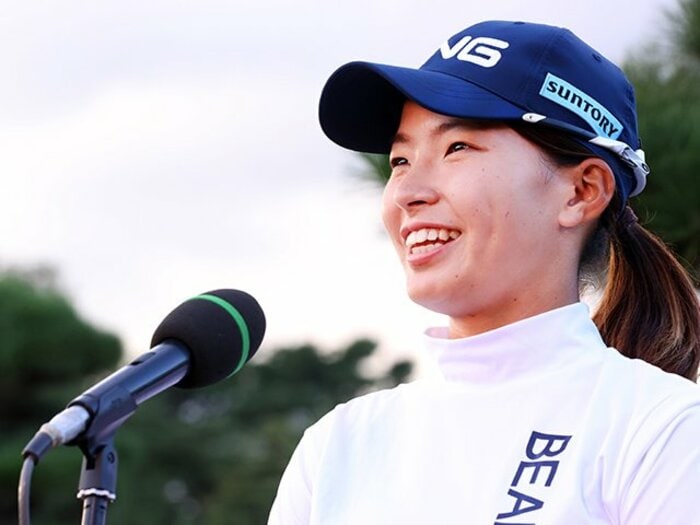 《23歳に》渋野日向子が松山英樹マスターズ制覇を見て思ったこと…亡き恩人に捧げた1年10カ月ぶりの復活V、涙の真相<Number Web> photograph by Getty Images