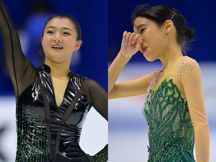 「弱くても、心は折れない」NHK杯、坂本花織の笑顔と三原舞依の涙…互いを励みに歩んでいく＜Number Web＞ photograph by Koki Nagahama - ISU via Getty Images