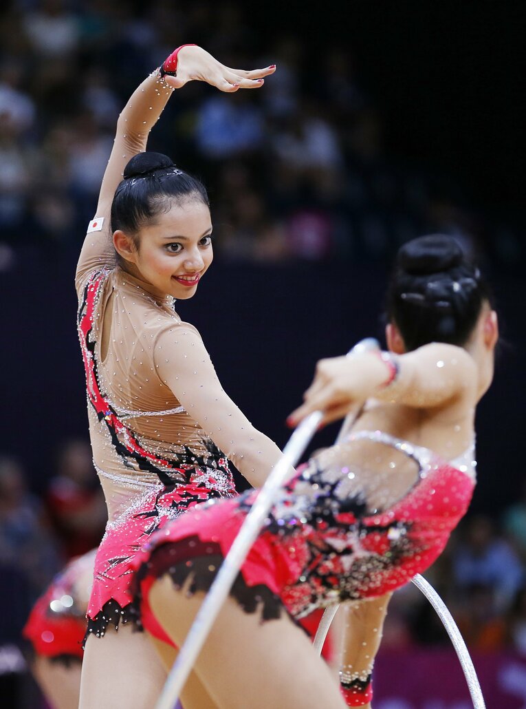 ロンドン五輪で演技するサイード横田さん　©AFLO