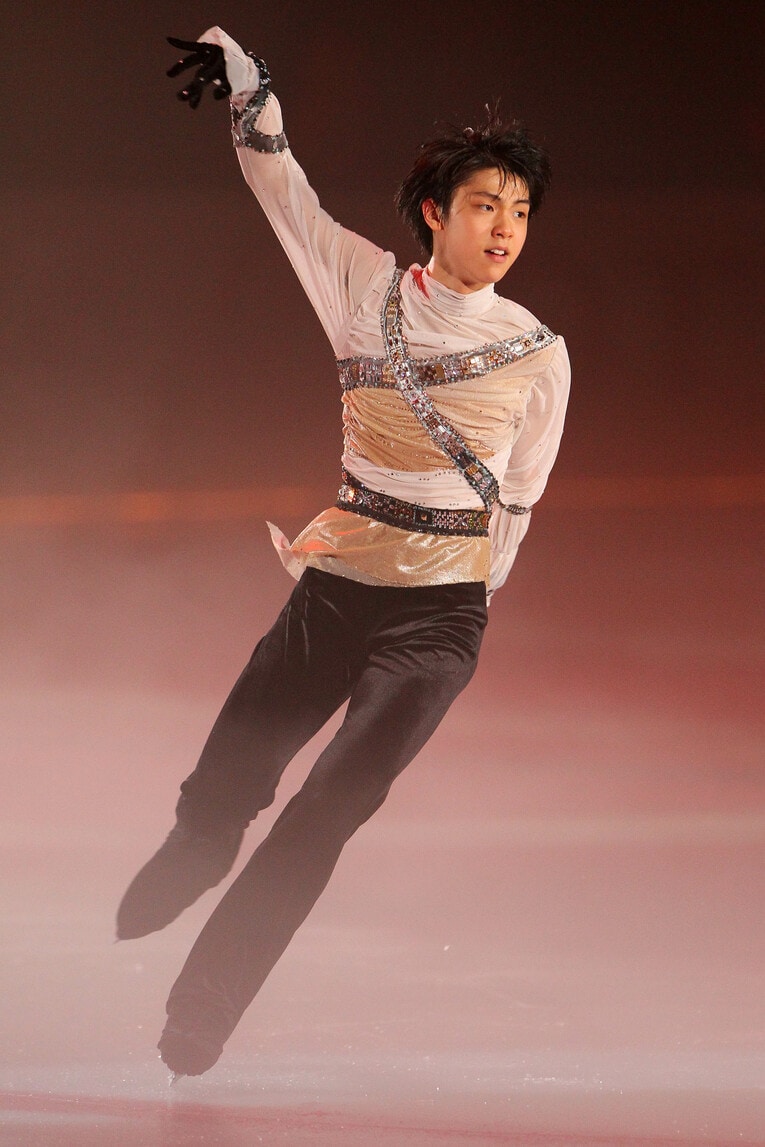 2011年7月27日、「THE ICE」東北チャリティー公演での羽生結弦　©AFLO