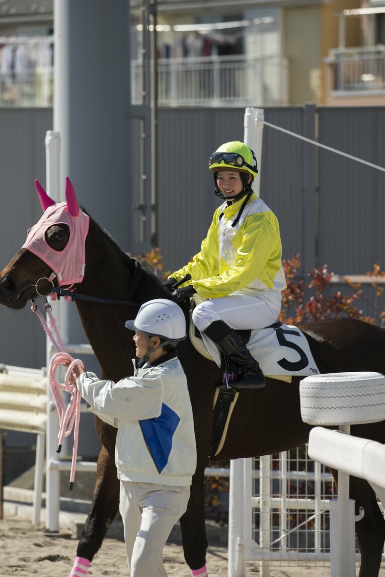 2016年3月、デビュー当時の藤田菜七子（18歳）©Shiro Miyake