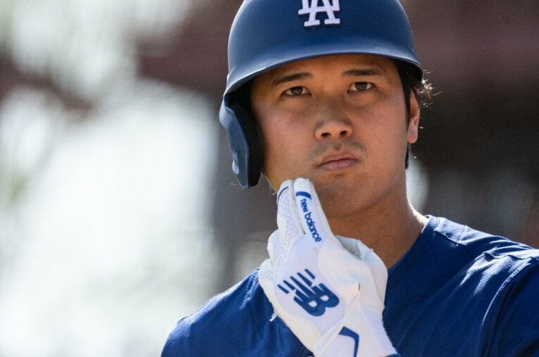 2月29日に結婚を発表したドジャースの大谷翔平 ／ photograph by Nanae Suzuki