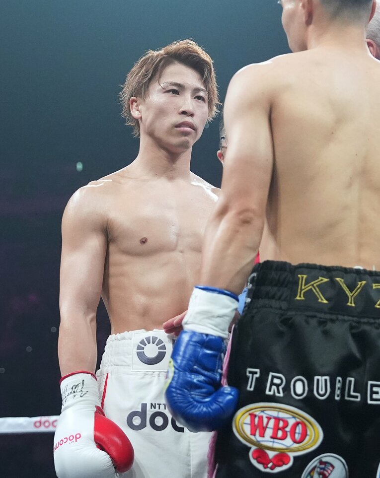 一段と厚みを増した井上の肉体　©Naoki Fukuda