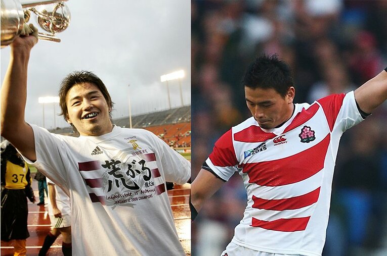 早稲田大学時代からスター性にあふれていた五郎丸歩。2015年ラグビーW杯での大活躍は今もなお鮮明だ ／ photograph by Tamon Matsuzono/Getty Images