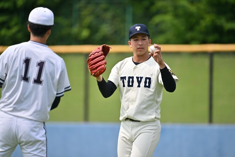 侍ジャパン大学代表選手選考合宿での細野　©︎Hideki Sugiyama