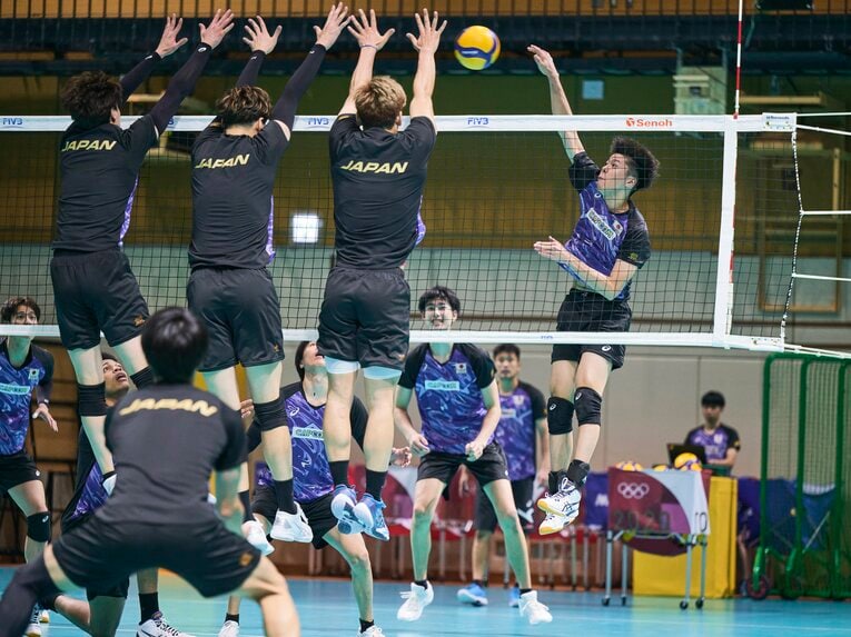 富田将馬（日本代表合宿の練習風景）©︎Yuki Suenaga