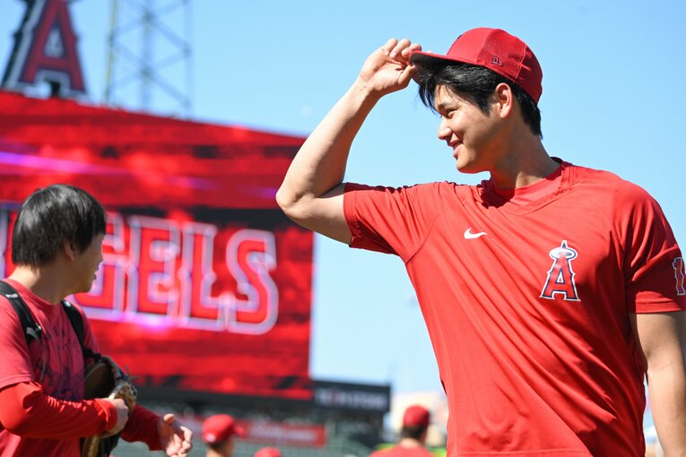 チームメートからも愛されている大谷翔平　©︎Nanae Suzuki