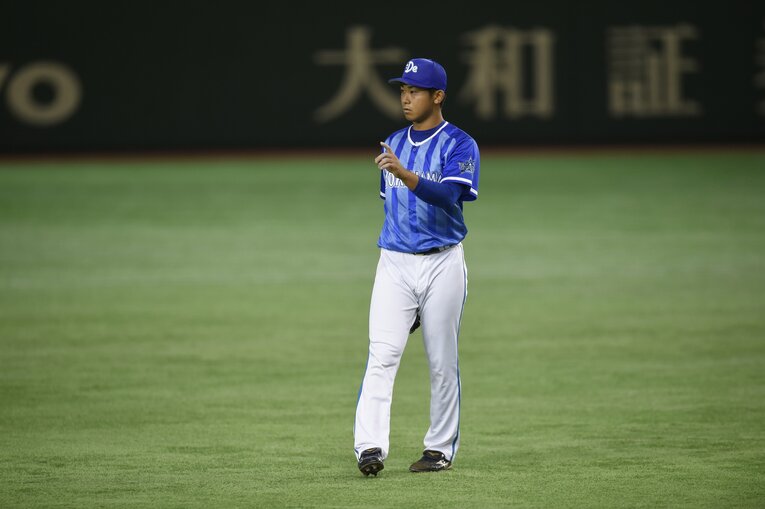 2016年CS第1ステージに登板した今永　©Hideki Sugiyama