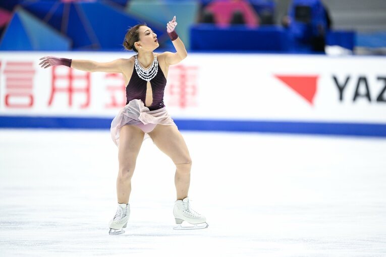 NHK杯で圧巻の演技を見せ、優勝を果たした坂本花織　©Asami Enomoto