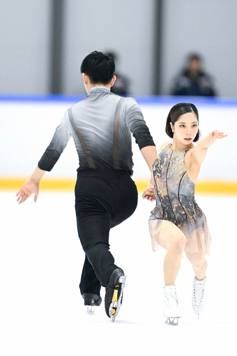 今季の国際大会初戦となった木下グループ杯フリーの演技　©Asami Enomoto