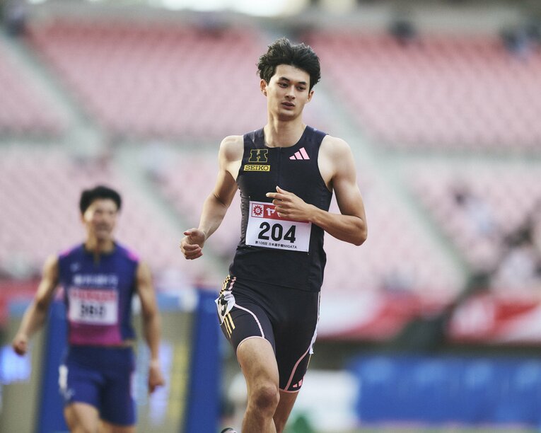 【慶大時代】予選での走り。春のGPシリーズと併せて様々な走りを試行錯誤してきた　©Yuki Suenaga