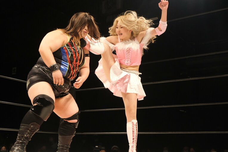 2022年3月のプロレスデビュー戦　©Norihiro Hashimoto