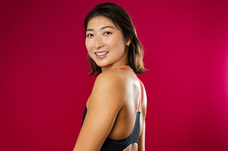 白血病の公表から5年ーー再びプールに戻るまでの過程を綴った著書『もう一度、泳ぐ。』を刊行した池江璃花子 ／ photograph by Asami Enomoto