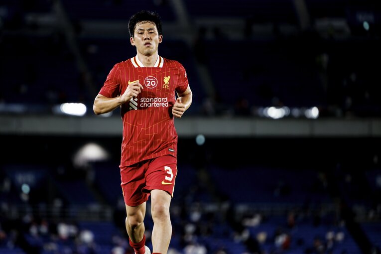 試合後にもかかわらずダッシュ練習　©Kiichi Matsumoto