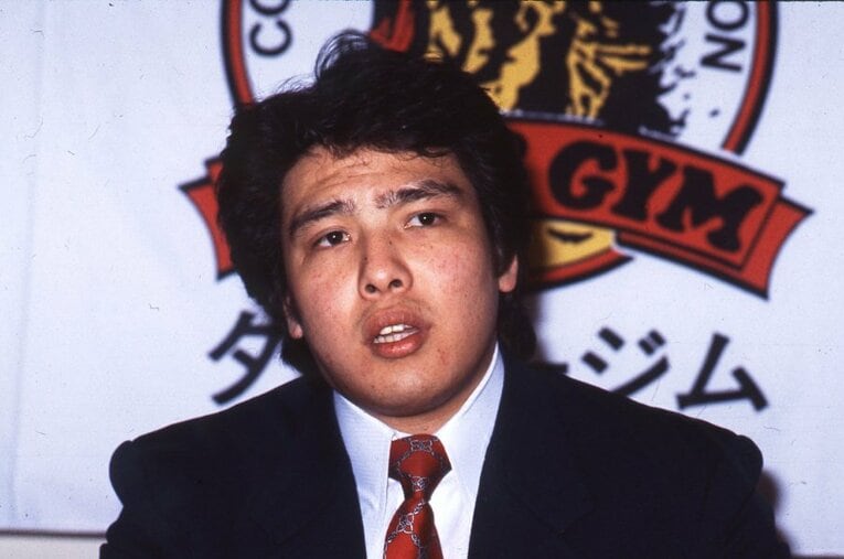 天才プロレスラーにして、総合格闘技のパイオニアでもある佐山聡。現在、世界中で使用されているオープンフィンガーグローブを考案した ／ photograph by Moritsuna Kimura/AFLO