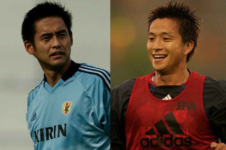 川口能活と福西崇史。引退後に早稲田大学大学院へと進んだ経歴がある　©Takuya Sugiyama