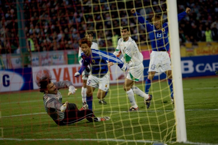 06年ドイツW杯アジア最終予選イラン戦（アウェー）　©Naoya Sanuki