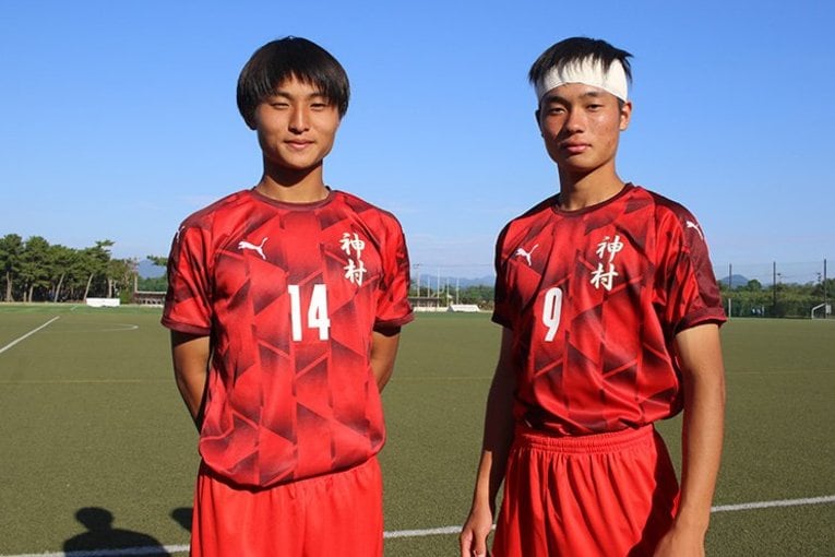 神村学園2年MF大迫塁、FW福田師王（写真は昨年時のもの）　©Takahito Ando